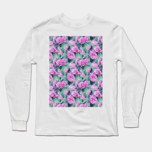 Hydrangea allover Long Sleeve T-Shirt